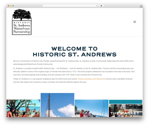 Base Build WordPress theme - historicstandrews.com