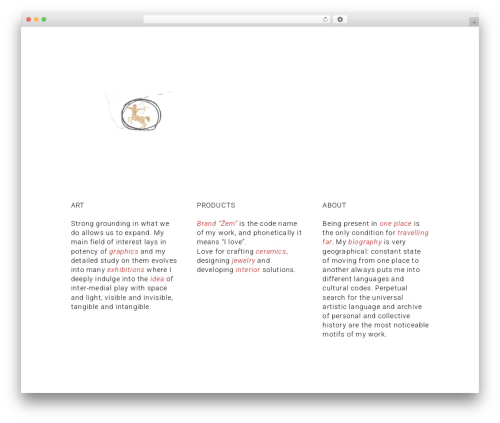 Between WordPress website theme - betweenspacesandplaces.com