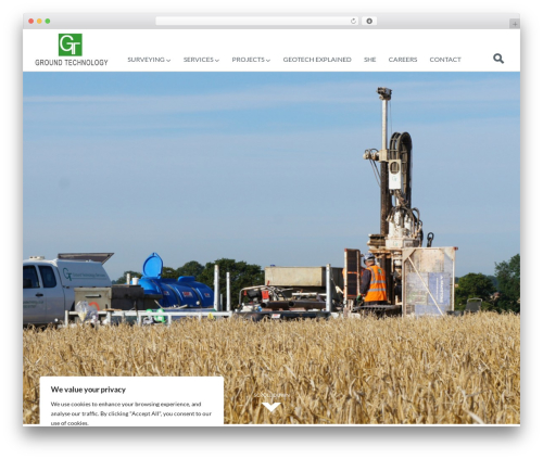 Carters WordPress theme - groundtechnology.co.uk