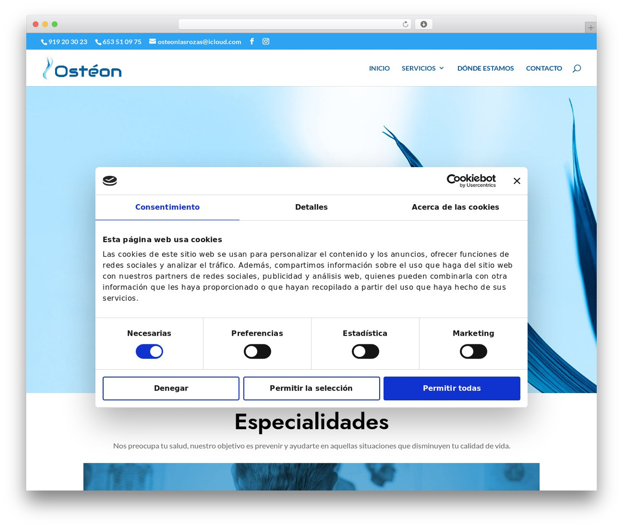 Divi theme WordPress - osteon.es Divi theme WordPress - osteon.es