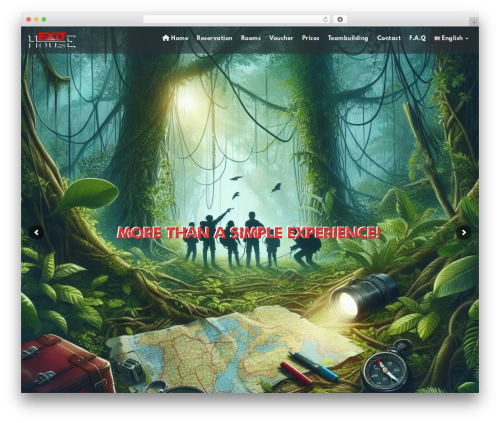 Escape WordPress theme - exithouse.hu