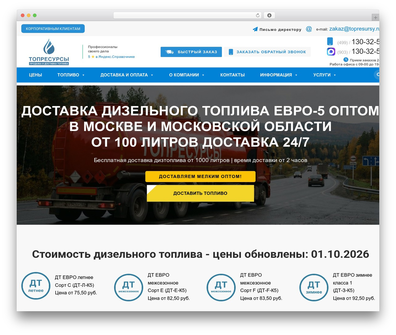 services WordPress theme - topresursy.ru