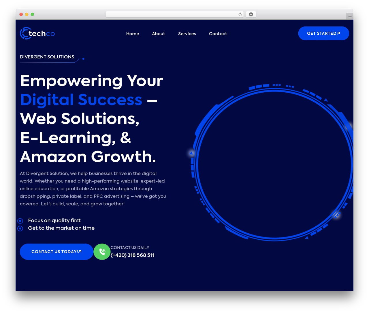 Techco top WordPress theme - divergentsolution.com Techco top WordPress theme - divergentsolution.com