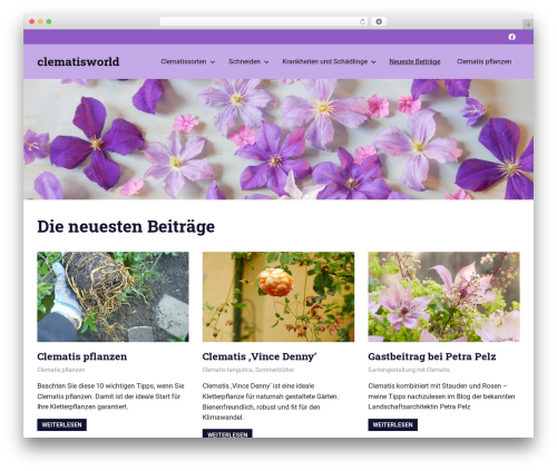 Nextgen gallery plus WordPress plugin - clematisworld.de