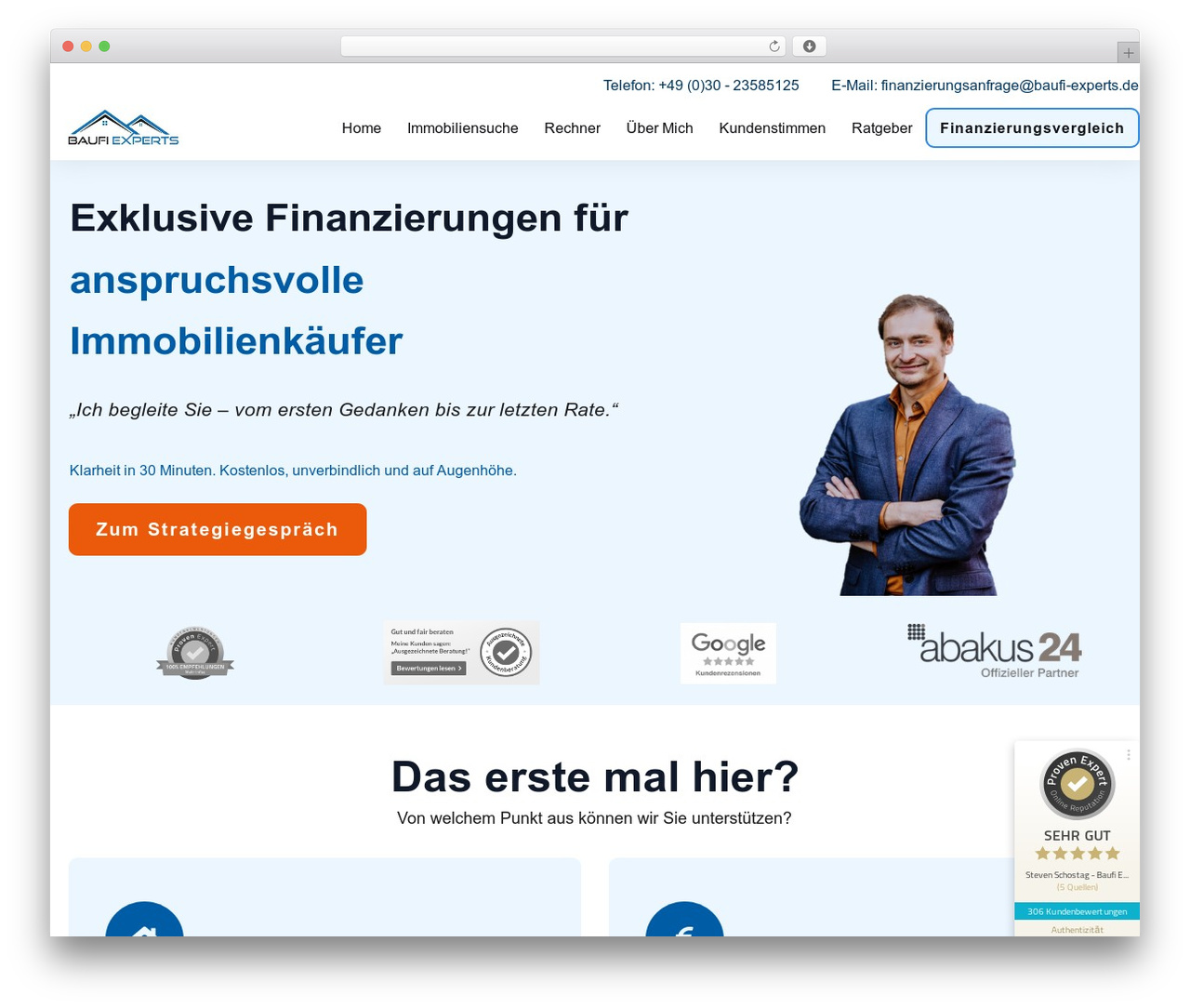Thrive Theme Builder WordPress theme - baufi-experts.de