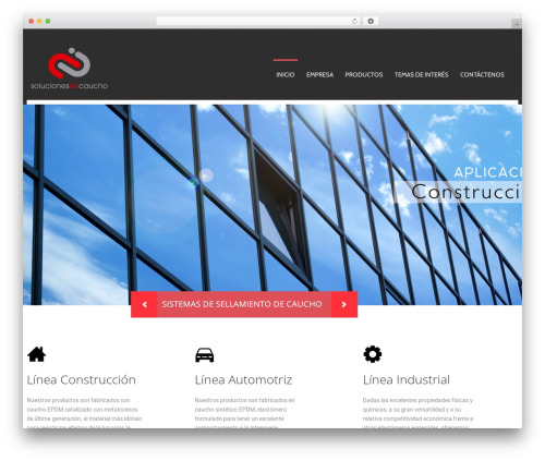 WordPress theme cherry - solucionesencaucho.com.co