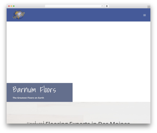 WordPress theme Divi - barnumfloors.com