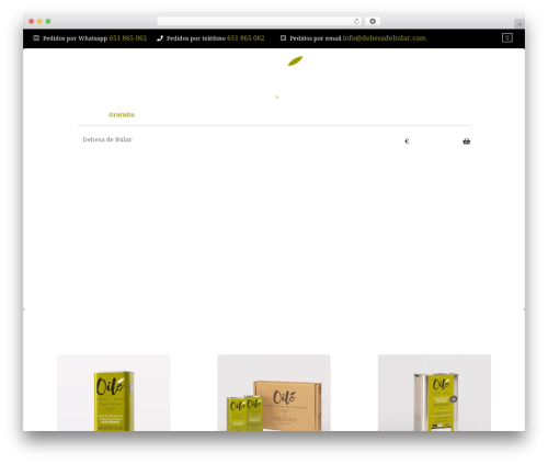 WordPress theme Idento Framework - dehesadebular.com