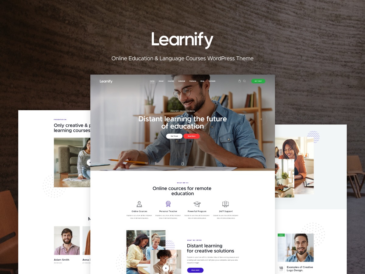 WordPress theme Learnify WordPress theme Learnify