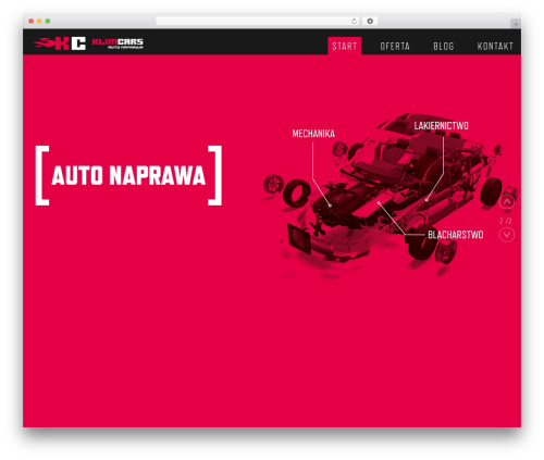 WordPress theme Theme - klimcars.pl