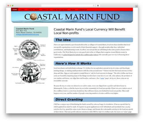 WordPress website template Coraline - coastalmarinfund.org