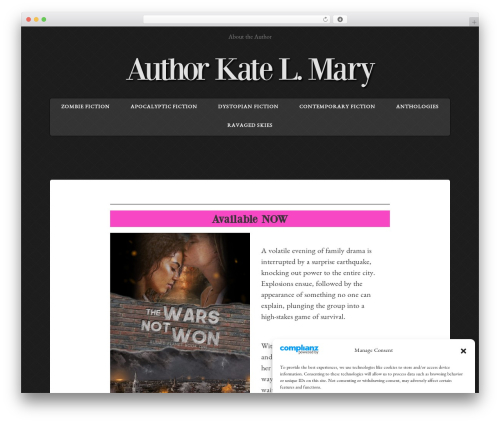 WordPress website theme Simple Shop - katelmary.com