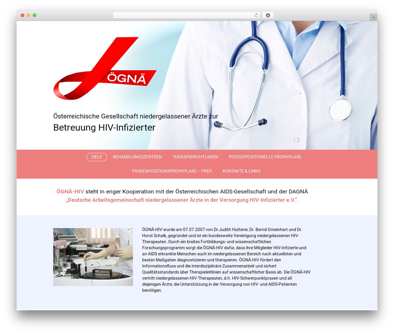 Beetroot WordPress theme - oegnae-hiv.at