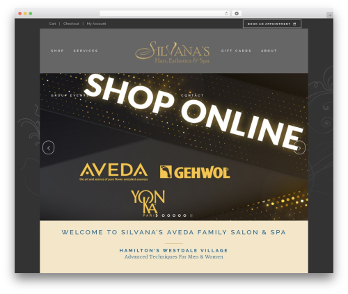 Bridge WordPress theme - silvanas.ca
