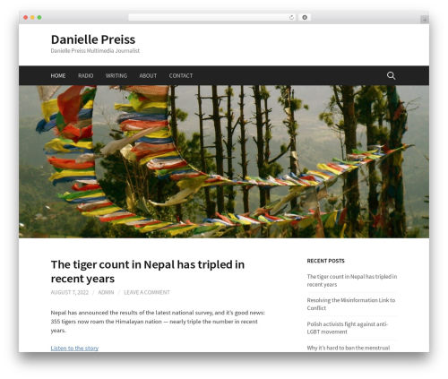 First WordPress theme design - daniellepreiss.com First WordPress theme design - daniellepreiss.com