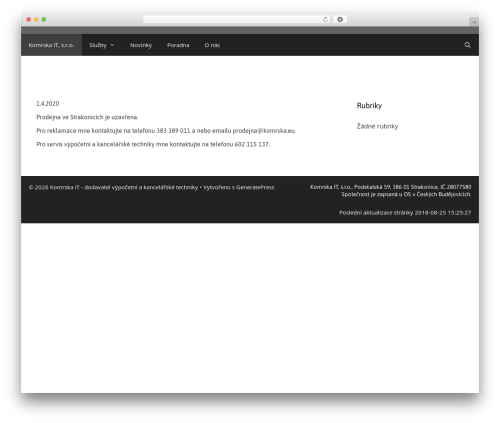 WP Calendar (wp-calendar) free WordPress plugin - komrska.eu WP Calendar (wp-calendar) free WordPress plugin - komrska.eu