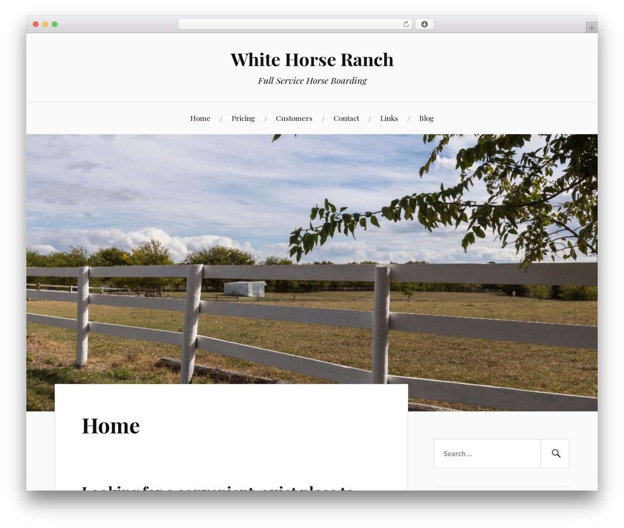 Lovecraft - WordPress.com WordPress theme - whitehorseboarding.com