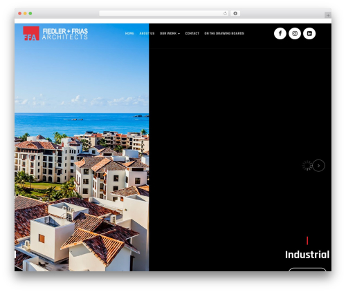 Luxe WordPress theme - fiedlerandfrias.com