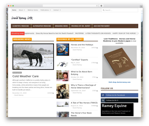 NewsPlus best WordPress magazine theme - doctorramey.com