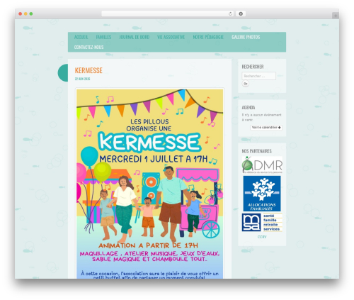 Something Fishy WordPress theme - admr-lespillous.fr