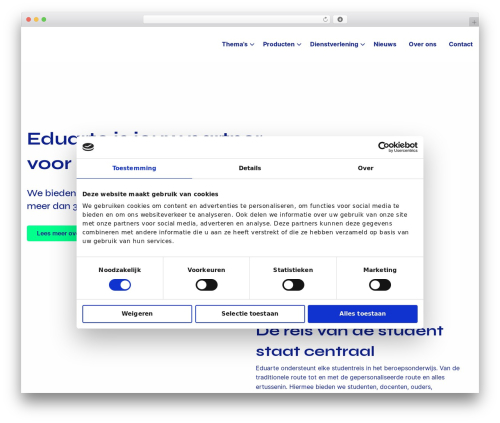 Stuurlui Low-code WP theme - eduarte.nl