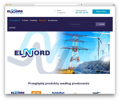 Theme WordPress Windfall - elnord.pl