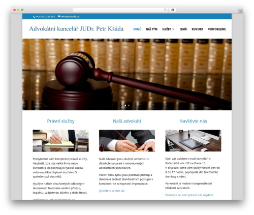 Theme WordPress Divi - ksada.cz