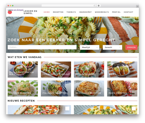 Van Ons Theme theme WordPress - lekkerensimpel.com
