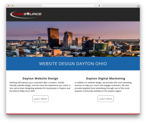 WEBSOURCE LLC WordPress website theme - websourcellc.com