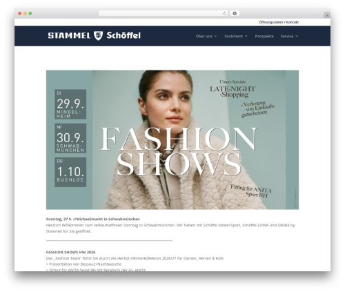 WordPress theme Divi - stammel.de