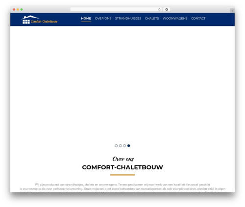 WordPress theme BenC - Bootstrap - comfort-chaletbouw.nl
