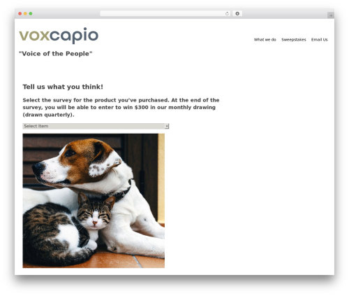 WordPress theme Deep - voxcapio.com