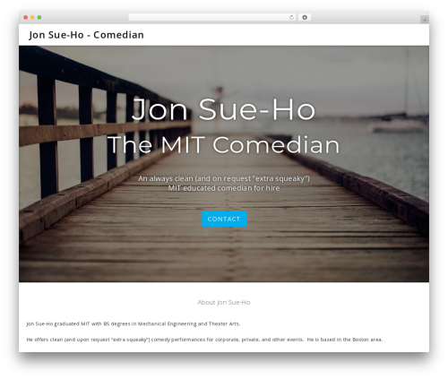 WordPress theme Integral - mitcomedian.com