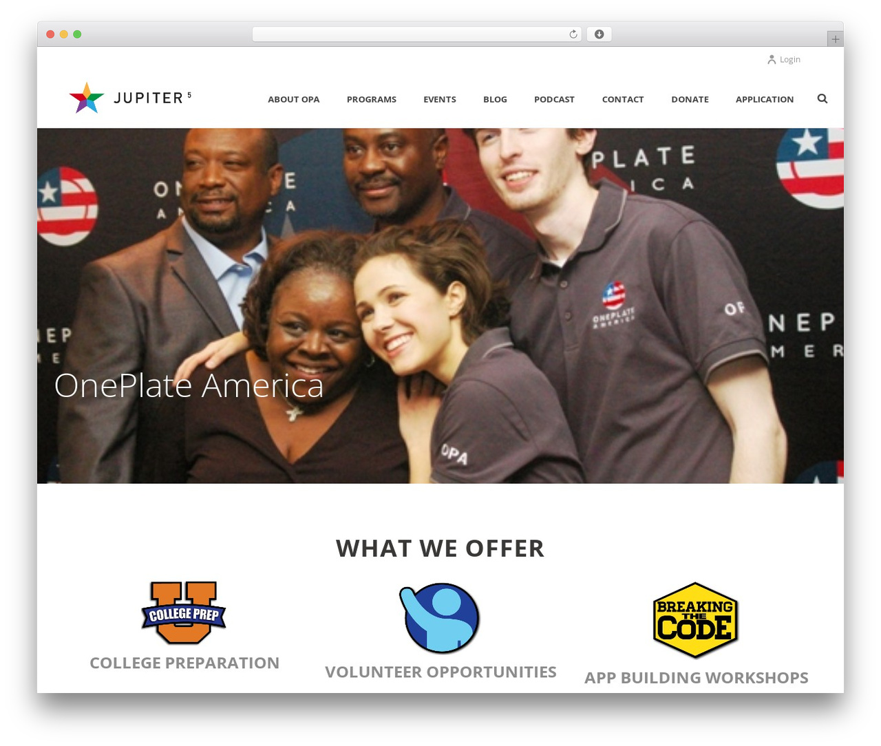 WordPress theme Jupiter - oneplateamerica.org WordPress theme Jupiter - oneplateamerica.org