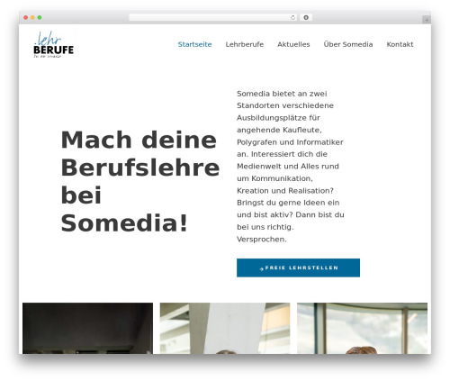WordPress theme JupiterX - lehrberufe.somedia.ch