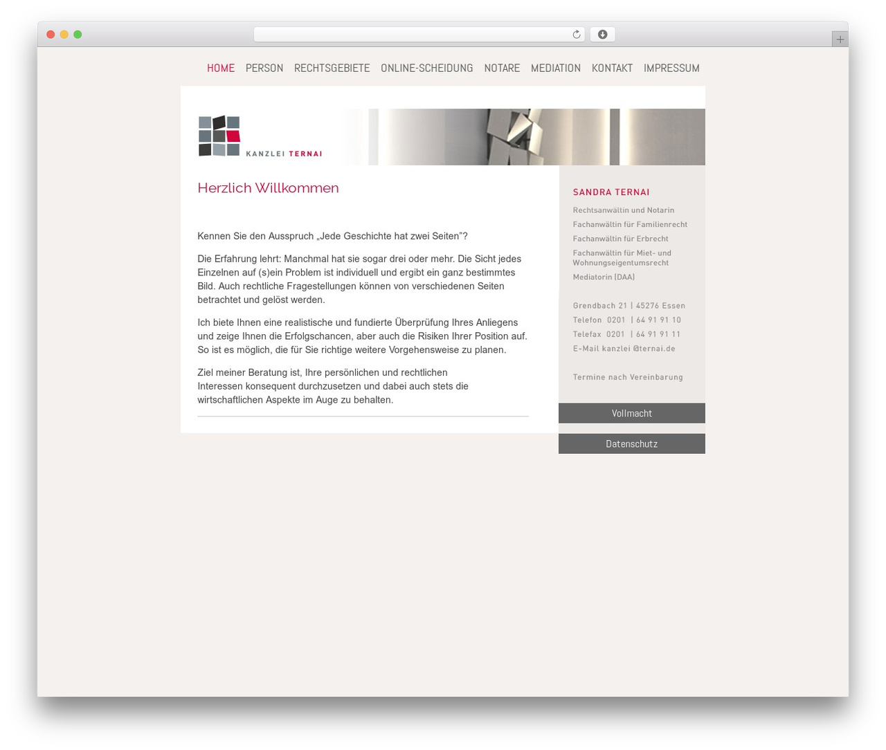 WordPress theme Ternai Theme - ternai.de WordPress theme Ternai Theme - ternai.de