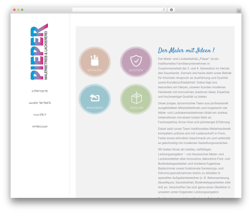 Wpb portfolio WordPress plugin - maler-pieper.de