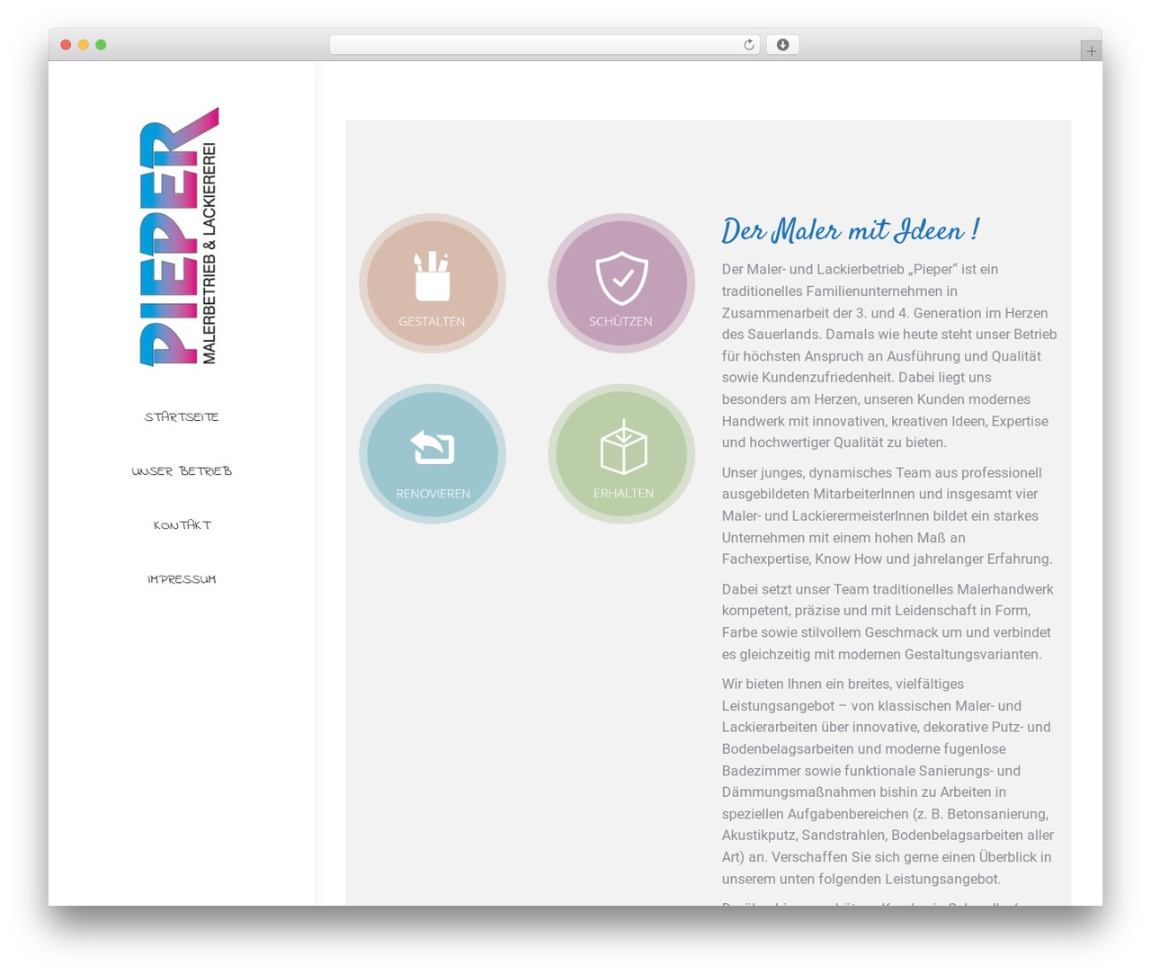 WordPress theme The7 - maler-pieper.de WordPress theme The7 - maler-pieper.de