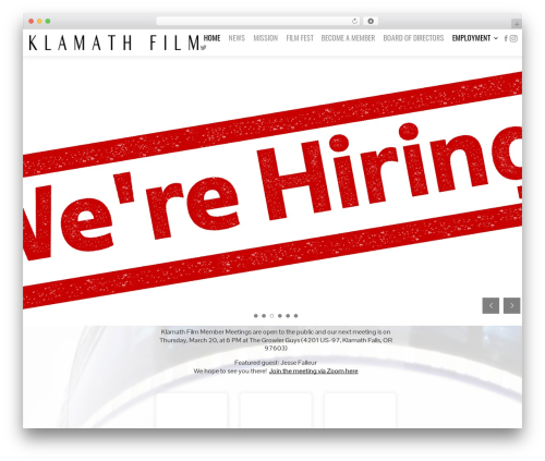 WordPress website theme Total Plus - klamathfilm.org WordPress website theme Total Plus - klamathfilm.org