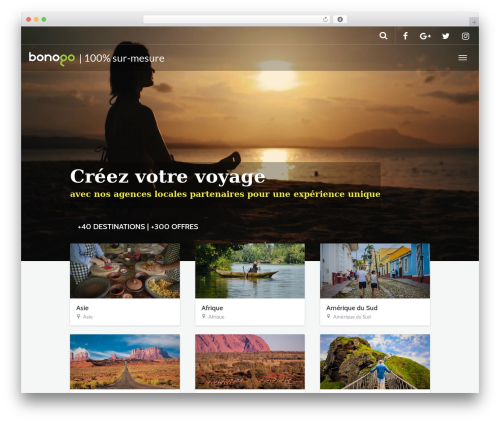 Go Explore! WordPress theme - bonogo.fr