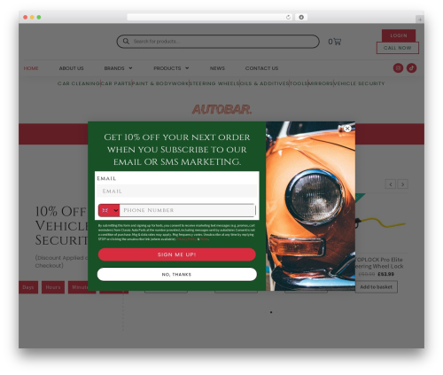 Woo product slider pro WordPress plugin - classicautoparts.co.uk