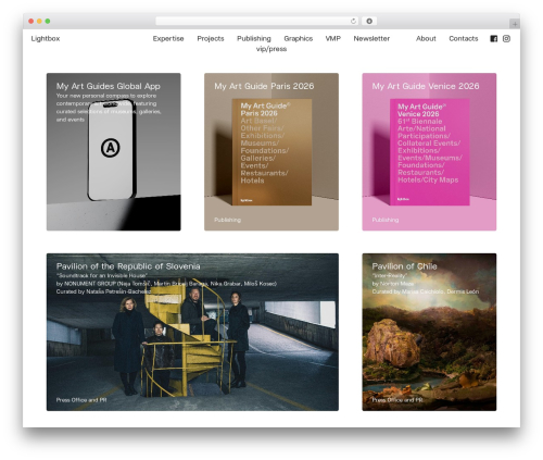LightBox theme WordPress - lightboxgroup.net