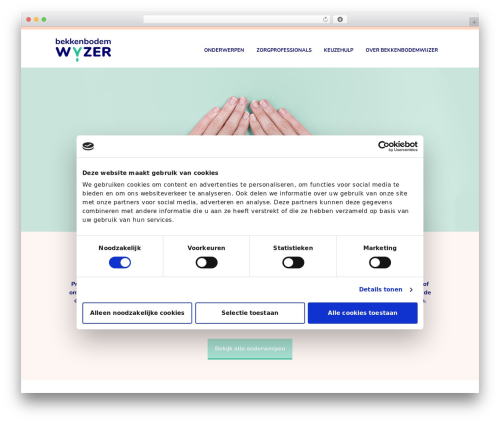 Pindrop WordPress theme theme WordPress - bekkenbodemwijzer.nl