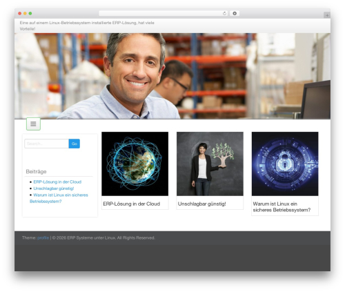 Profile theme WordPress - erp-linux.de Profile theme WordPress - erp-linux.de