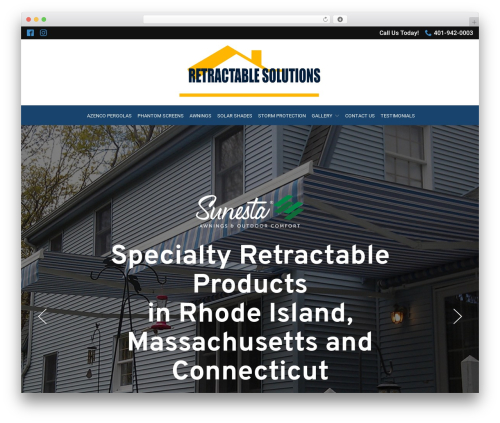 Reach Local WordPress theme for business - retractablesolutionsri.com