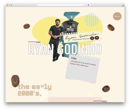 Ryan Godinho theme WordPress - ryangodinho.com