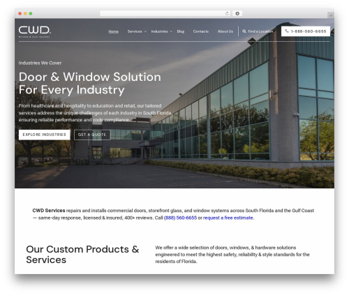 SD Parent Theme theme WordPress - commercialwindowsdoors.com