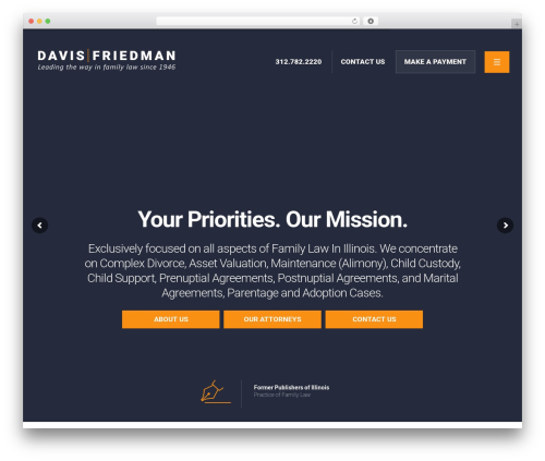 Theme WordPress Davis Friedman - davisfriedman.com