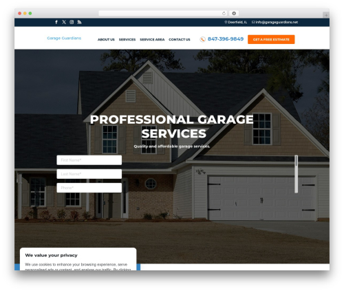 Theme WordPress Divi - garageguardians.net