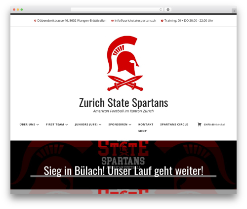Theme WordPress Radcliffe 2 - zurichstatespartans.com
